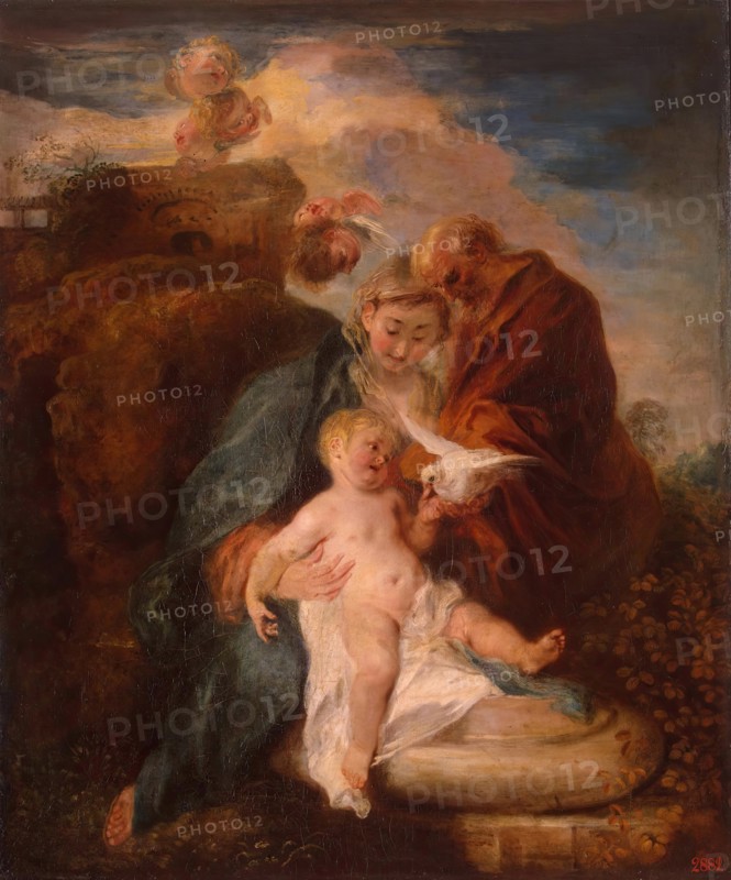 Holy Family, 1719. Creator: Jean-Antoine Watteau.
