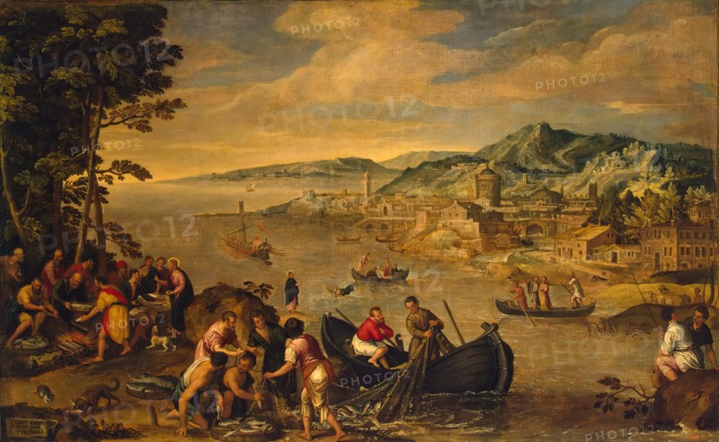 Miraculous Fishing, 1580. Creator: Lodewijk Toeput.