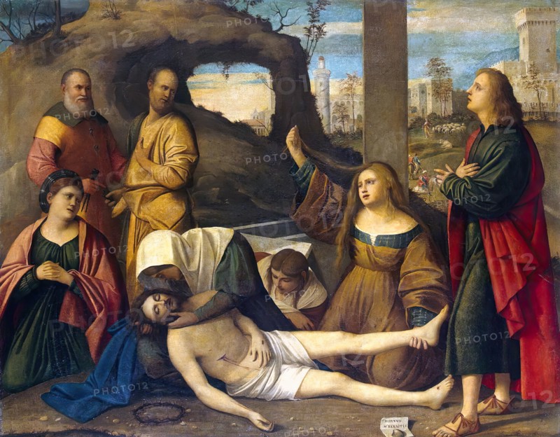 The Lamentation, 1527. Creator: Marco Basaiti.