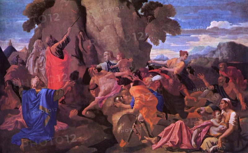 Moses Striking the Rock, 1649. Creator: Nicolas Poussin.