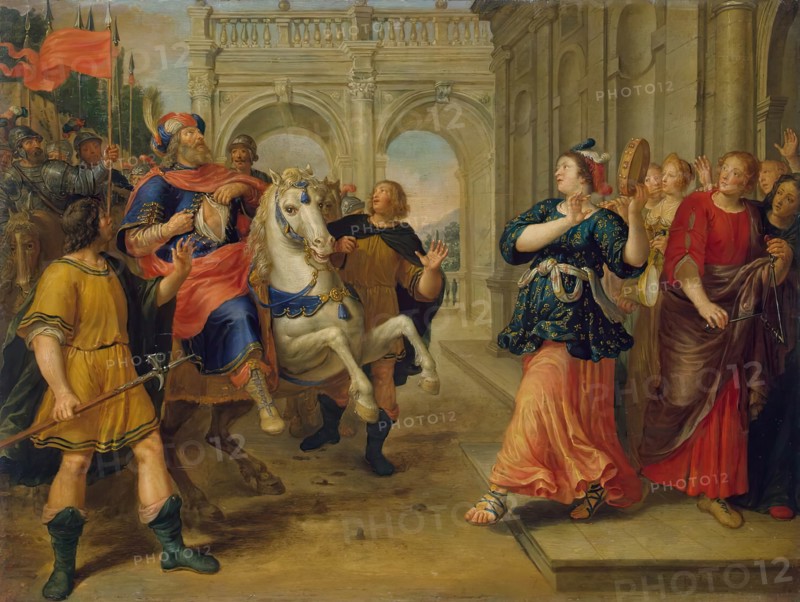 Jephthae's Daughter, 1640. Creator: Peter van Lint.