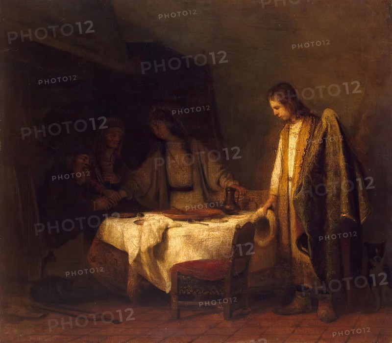 Tobias's Farewell to his Parents, 1660. Creators: Samuel van Hoogstraten, Rembrandt Harmensz van Rijn.