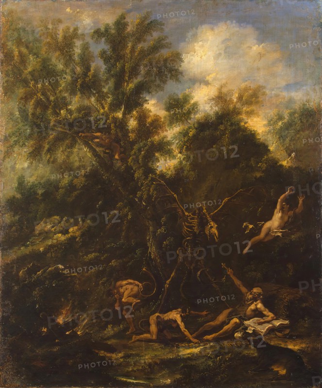 Temptation of St Anthony, 1706. Creator: Sebastiano Ricci.