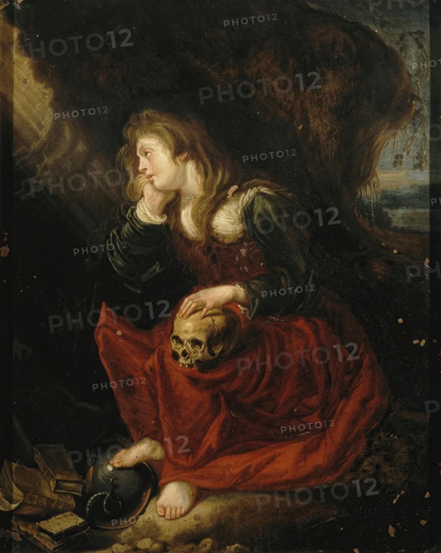 Repentant Mary Magdalene, 1630. Creator: Simon de Vos.