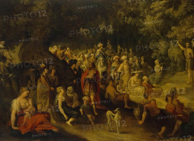 Sermon of St John the Baptist, 1620. Creator: Hans Jordaens III.