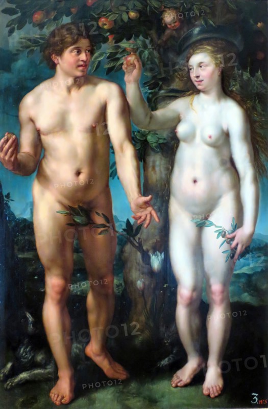 Fall of Man, 1608. Creator: Hendrik Goltzius.