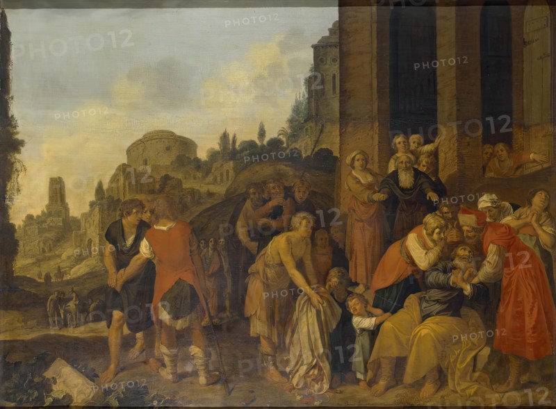 Jacob's Sons Show Him Joseph's Blood-Stained Robe, 1618. Creator: Jan Symonsz. Pynas.
