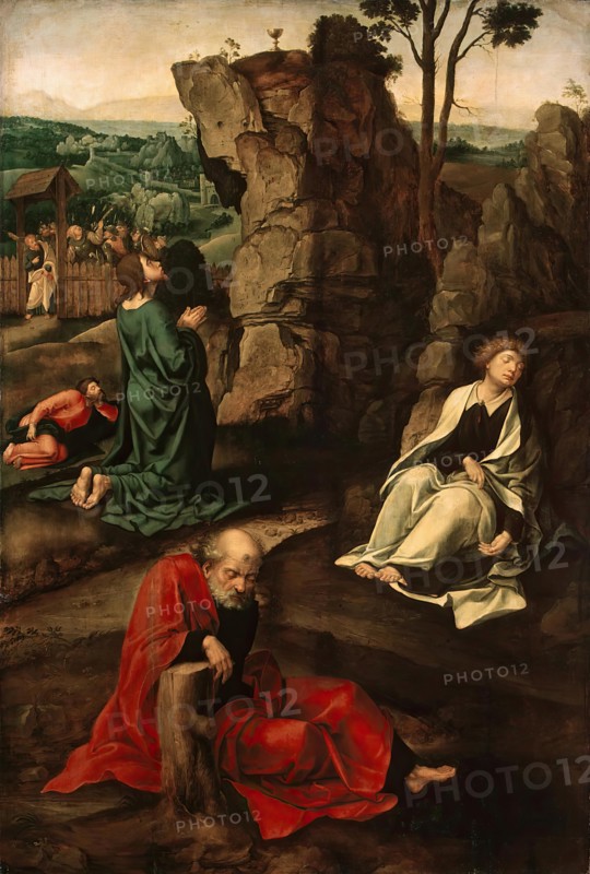 Agony in the Garden, 1528. Creator: Pieter Coecke van Aelst.