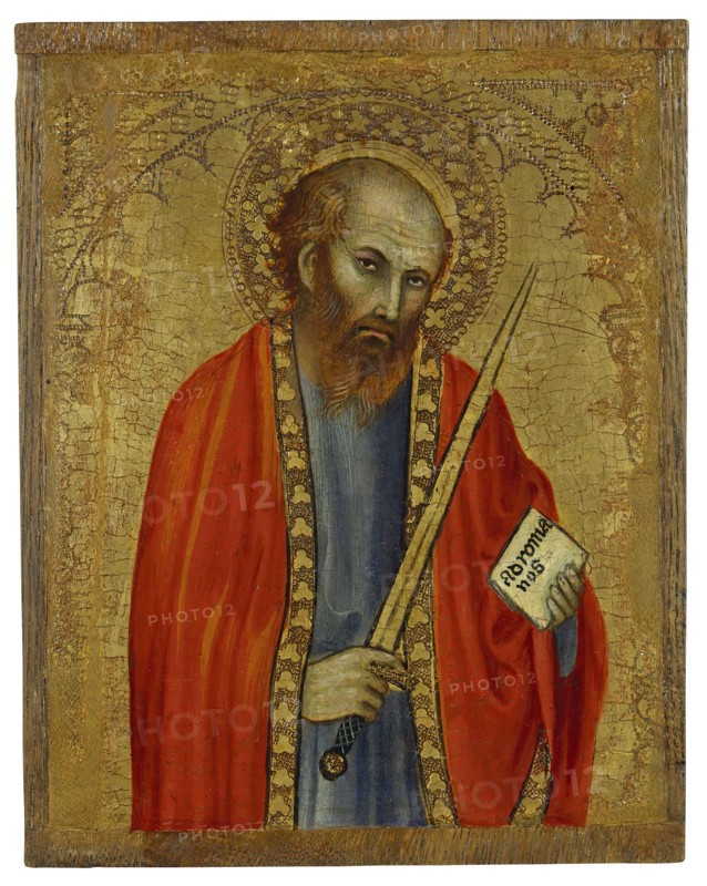 St Paul the Apostle, late 14th - early 15th century . Creator: Taddeo di Bartolo.