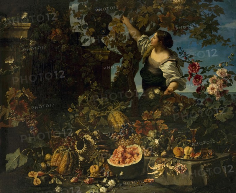 Still Life with a Woman Figure, 1650. Creator: Christian Berentz.