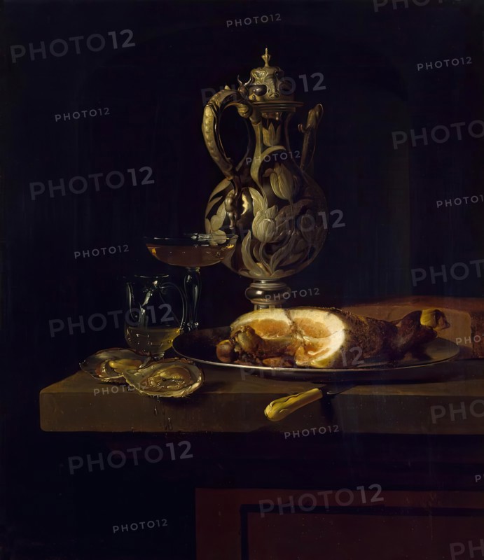 Breakfast with Ham, 1655. Creator: Simon Luttichuys.