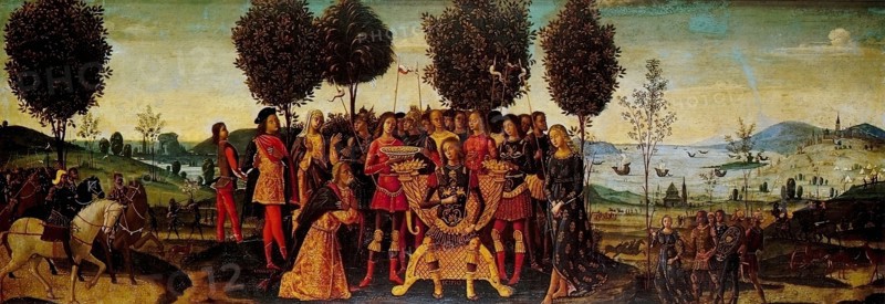Magnanimity of Scipio Africanus, 1500. Creator: Bernardino Fungai.