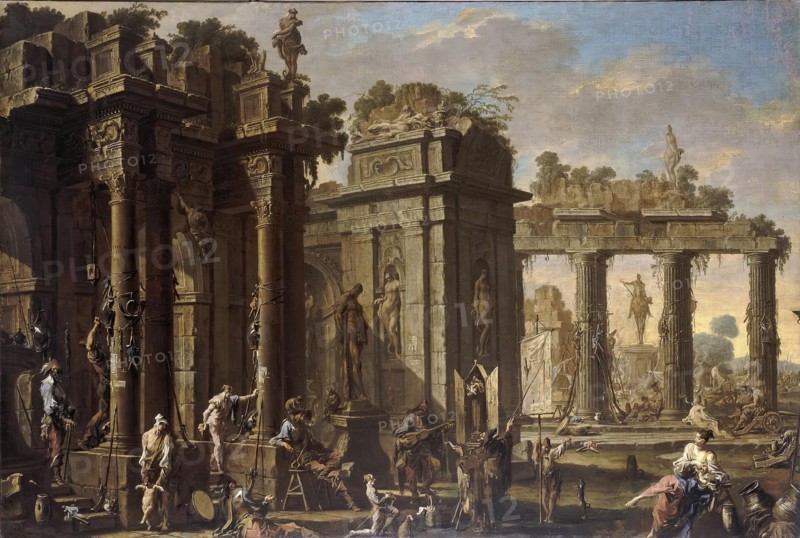 Banditti at Rest, 1715. Creator: Alessandro Magnasco.