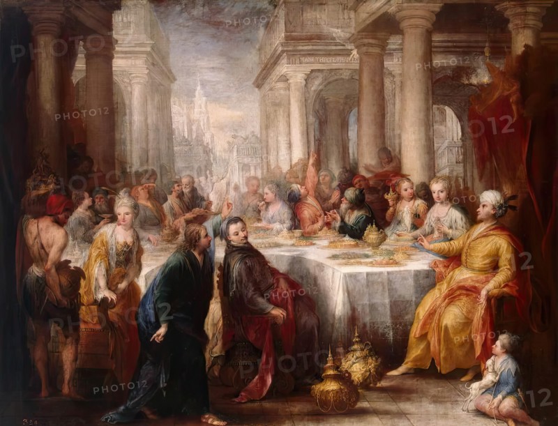Belshazzar's Feast, 1705. Creator: Andrea Celesti.
