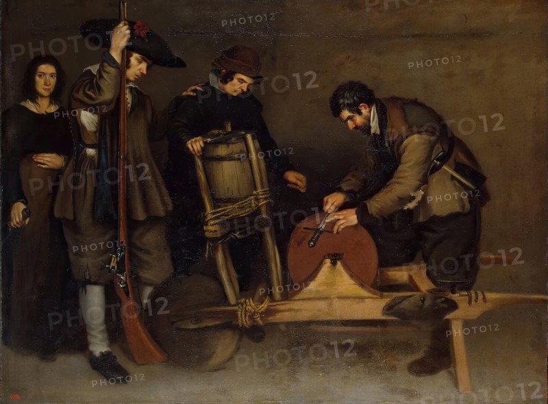 The Knife Sharpener, 1640. Creator: Antonio Puga.