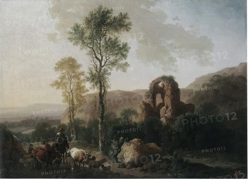 View of the Roman Campagna, 1775. Creator: Christian Wilhelm Ernst Dietrich.