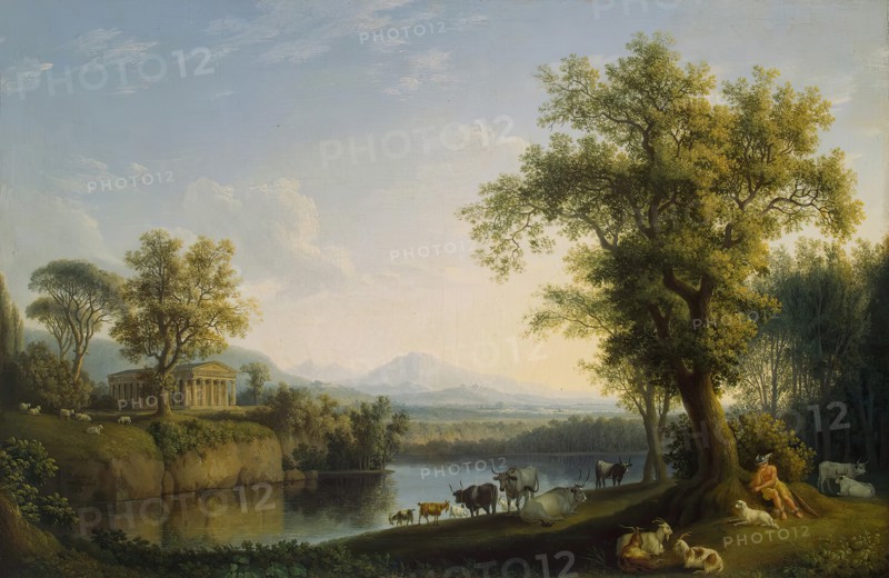 Landscape with Cattle, 1781. Creator: Jacob Philip Hackert.
