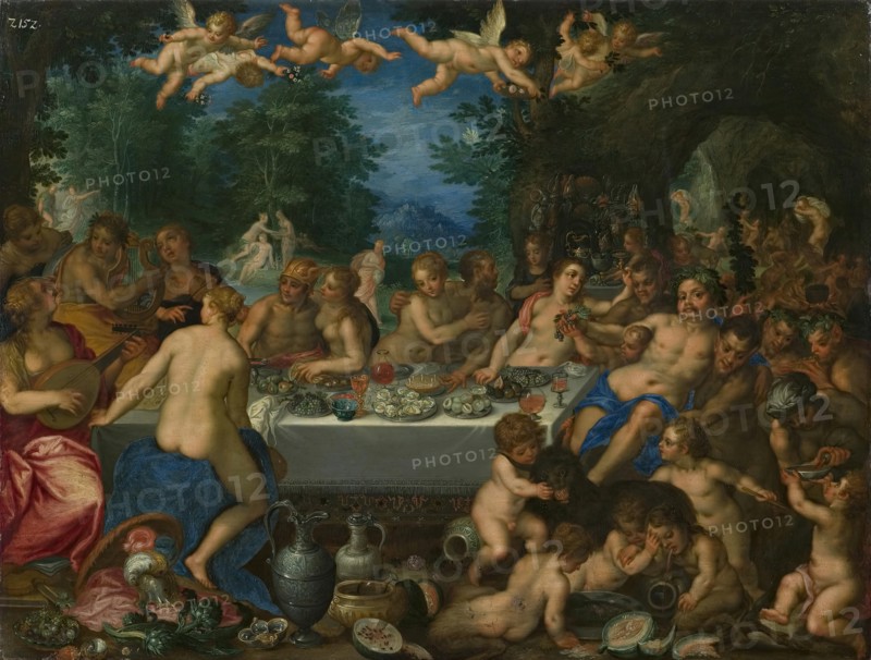 Feast of the Gods - The Marriage of Peleus and Thetis, late 16th century. Creator: Johannes Rottenhammer the elder.