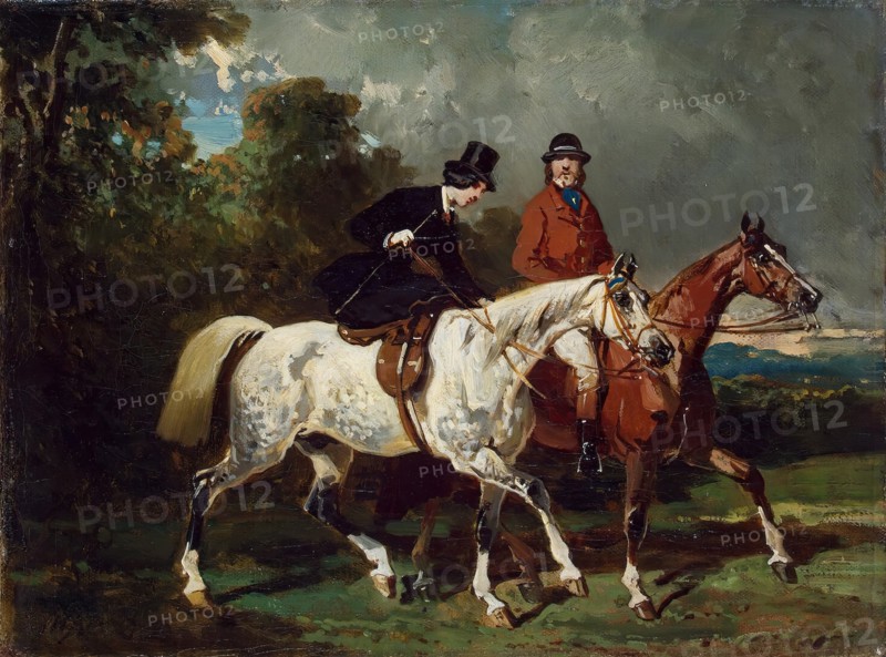 Ride, 1850. Creator: Alfred Dedreux.