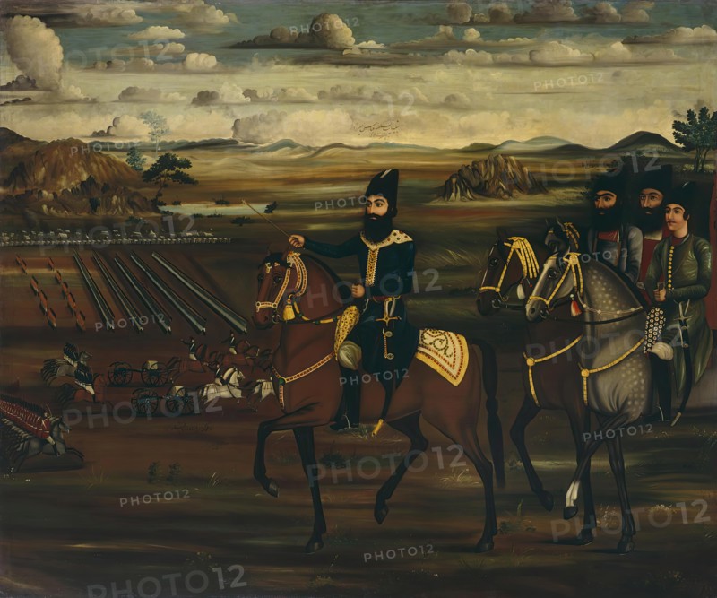 Military Review by Abbas Mirza, 1815-1816. Creator: Allahverdi Afshar.