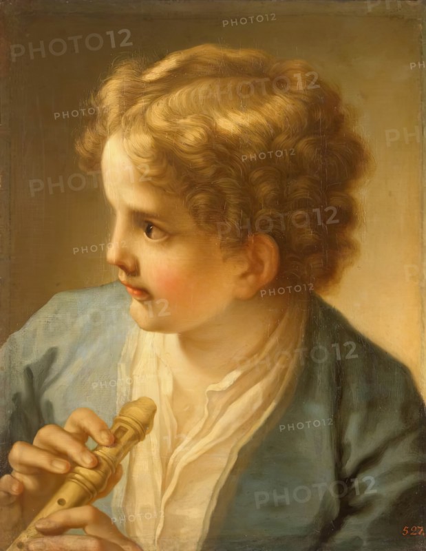Boy with a Flute, 1720. Creator: Benedetto Luti.