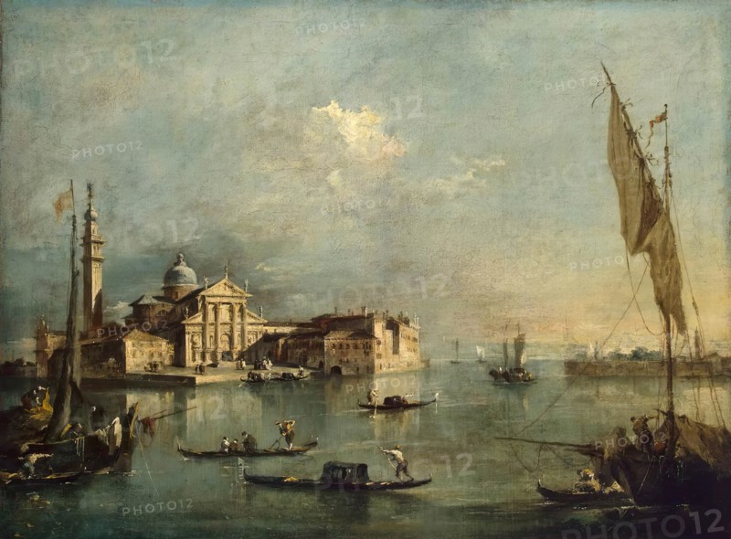 View of the Island of San Giorgio Maggiore, 1770. Creator: Francesco Guardi.