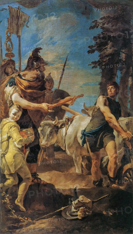 Dictatorship Offered to Cincinnatus, 1730. Creator: Giovanni Battista Tiepolo.