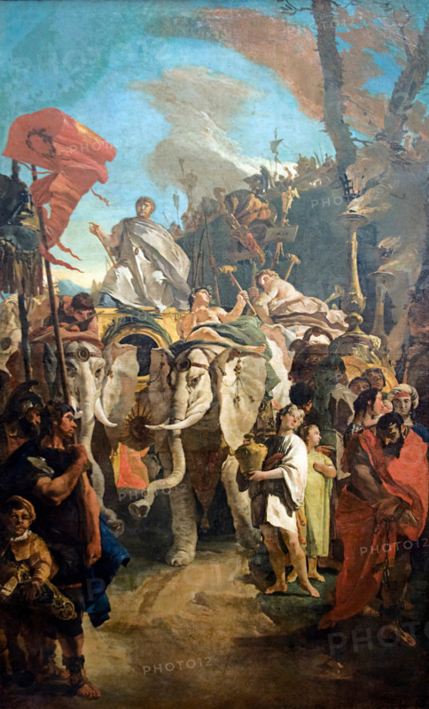 Triumph of Manius Curius Dentatus, 1726. Creator: Giovanni Battista Tiepolo.