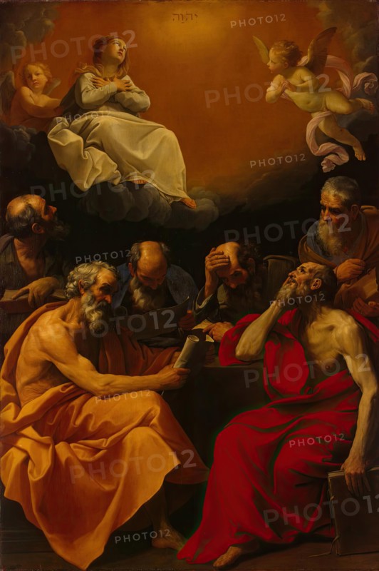 Fathers of the Church Disputing the Dogma of the Immaculate Conception, 1631. Creator: Guido Reni.
