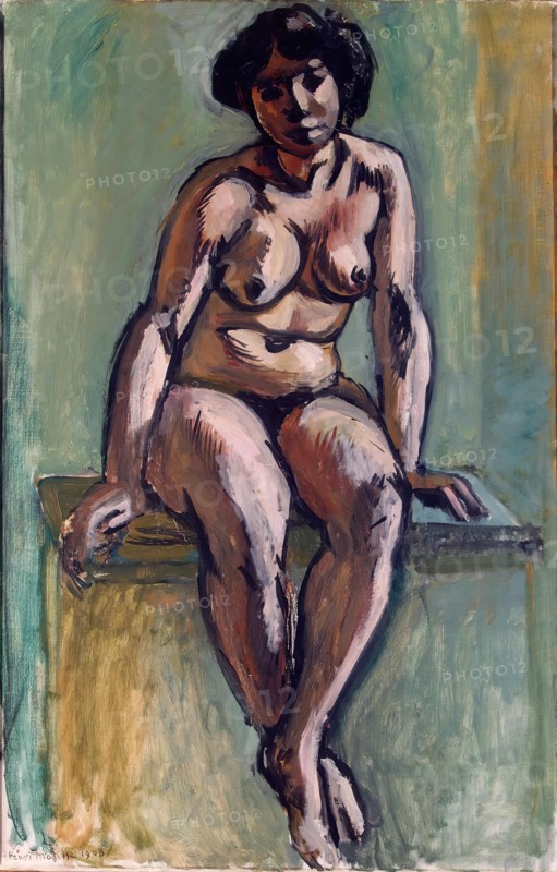 Seated Woman, 1908. Creator: Henri Matisse.