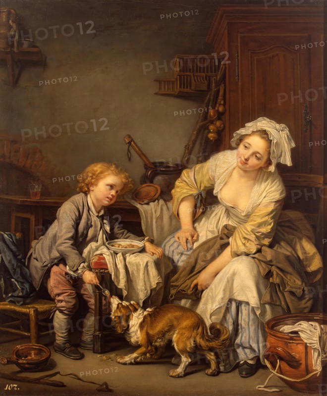 Spoiled Child, 1760. Creator: Jean-Baptiste Greuze.