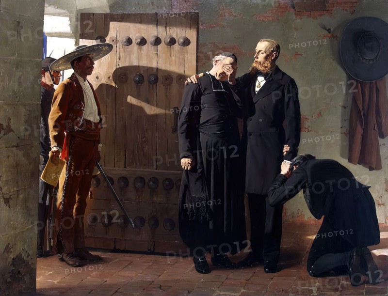 Emperor Maximilian of Mexico before the Execution, 1882. Creator: Jean-Paul Laurens.