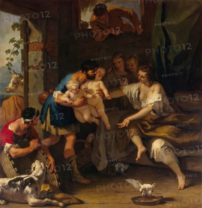 Childhood of Romulus and Remus, 1708. Creator: Sebastiano Ricci.