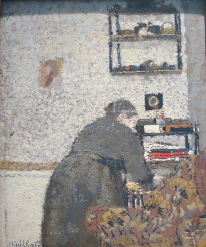 Madame Vuillard in a Drawing Room, 1893. Creator: Edouard Vuillard.