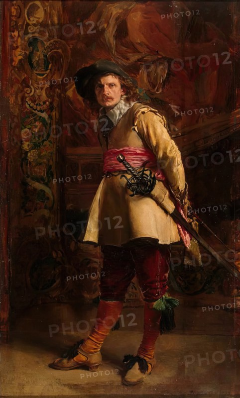 Musketeer, 1870. Creator: Jean Louis Ernest Meissonier.
