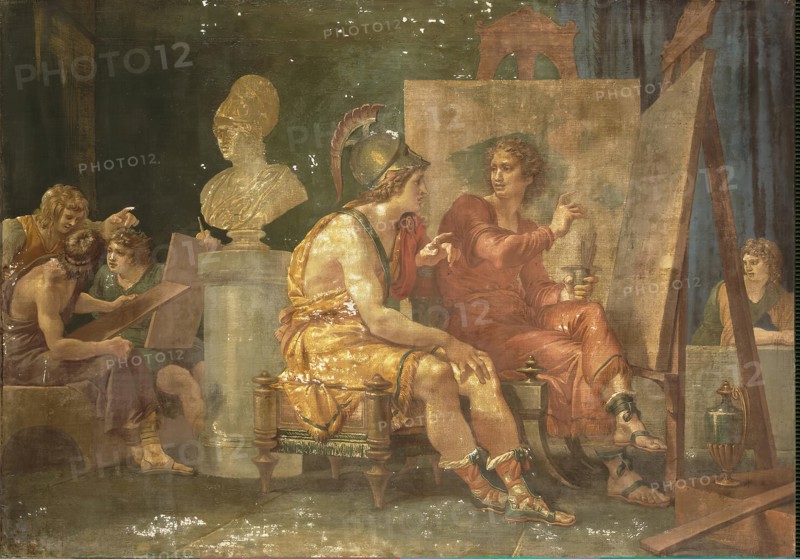 Alexander the Great in the Workshop of Apelles, 1792. Creator: Giuseppe Cades.
