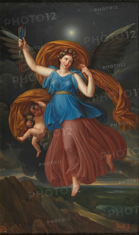 Allegory of Night, 1819. Creator: Juan Antonio Ribera y Fernández.