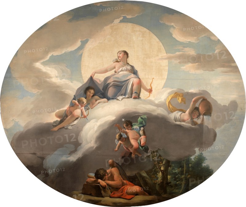Allegory of Night, 1818. Creator: Zacarias Gonzalez Velazquez.