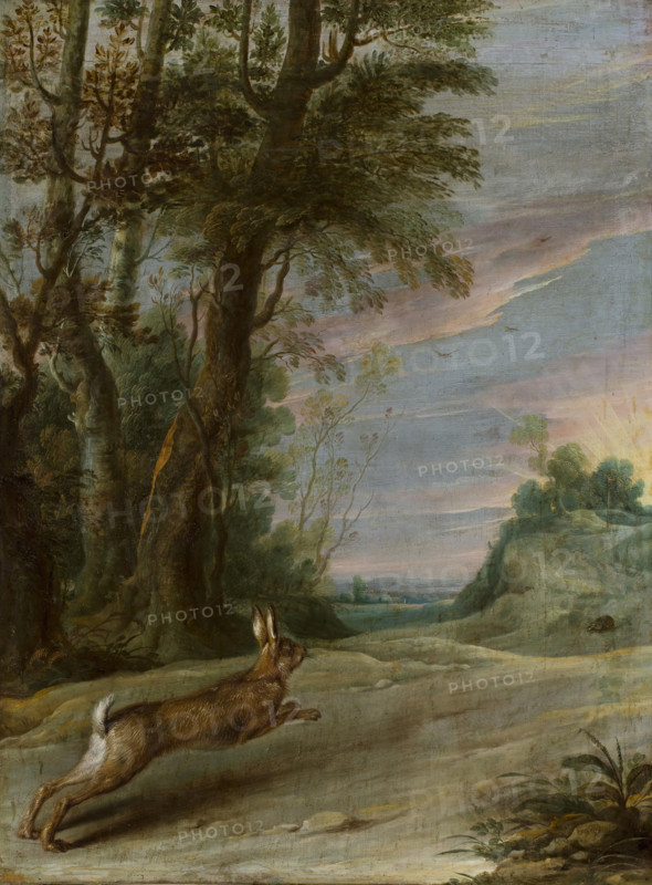 Aesop's fable of the hare and the tortoise, between 1600 and 1657. Creator: Frans Snyders.
