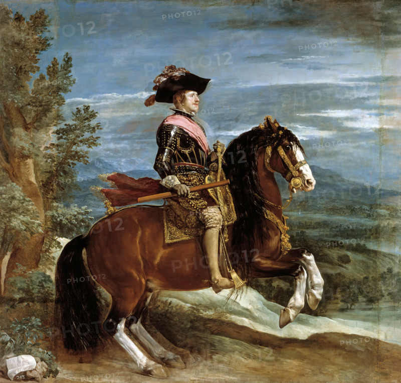 Equestrian Portrait of Philip IV, between c1634 and c1635. Creator: Diego Velasquez.