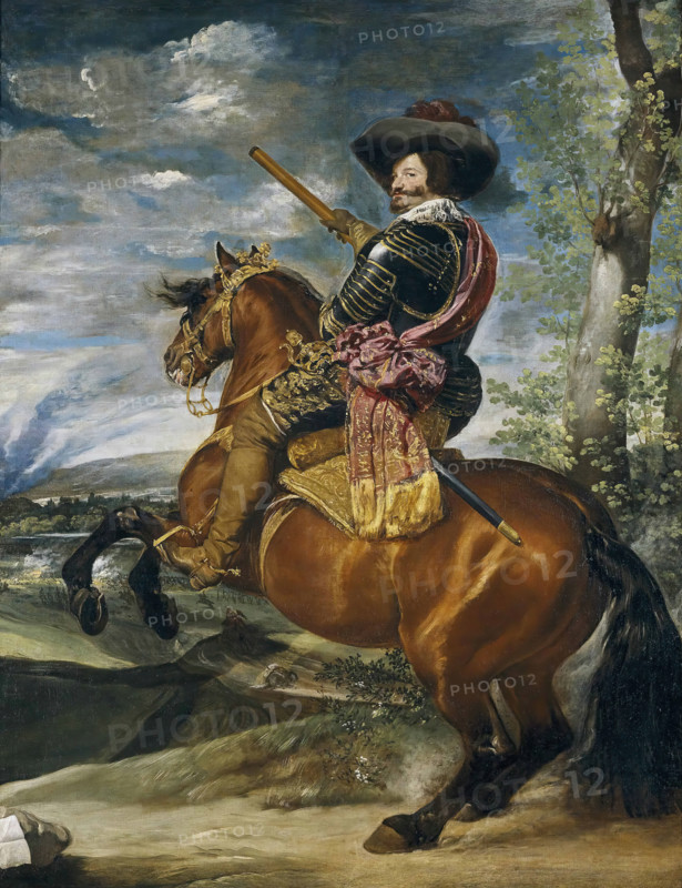 Equestrian Portrait of the Count-Duke of Olivares, c1636. Creator: Diego Velasquez.