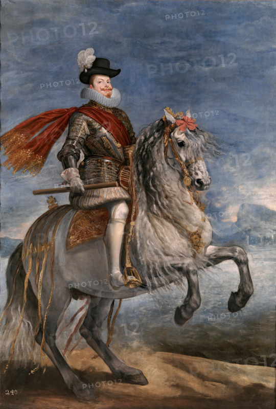 Equestrian Portrait of Philip III, c1635. Creator: Diego Velasquez.