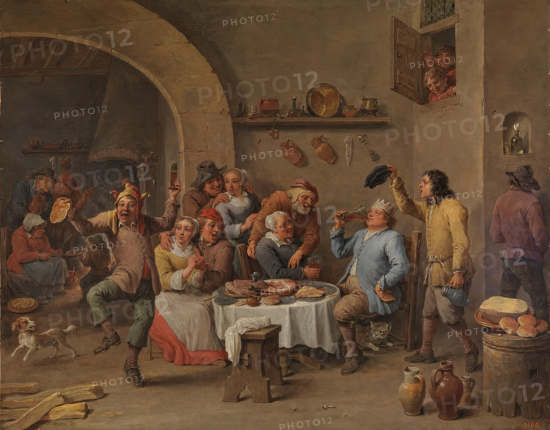 The King Drinks, between 1650 and 1660. Creator: David Teniers II.
