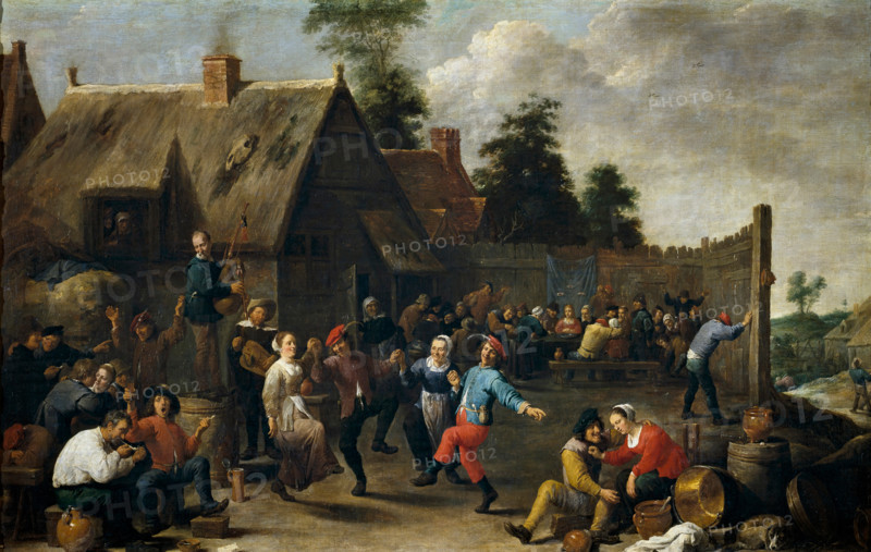 Village Festival and Feast, 1637. Creator: David Teniers II.
