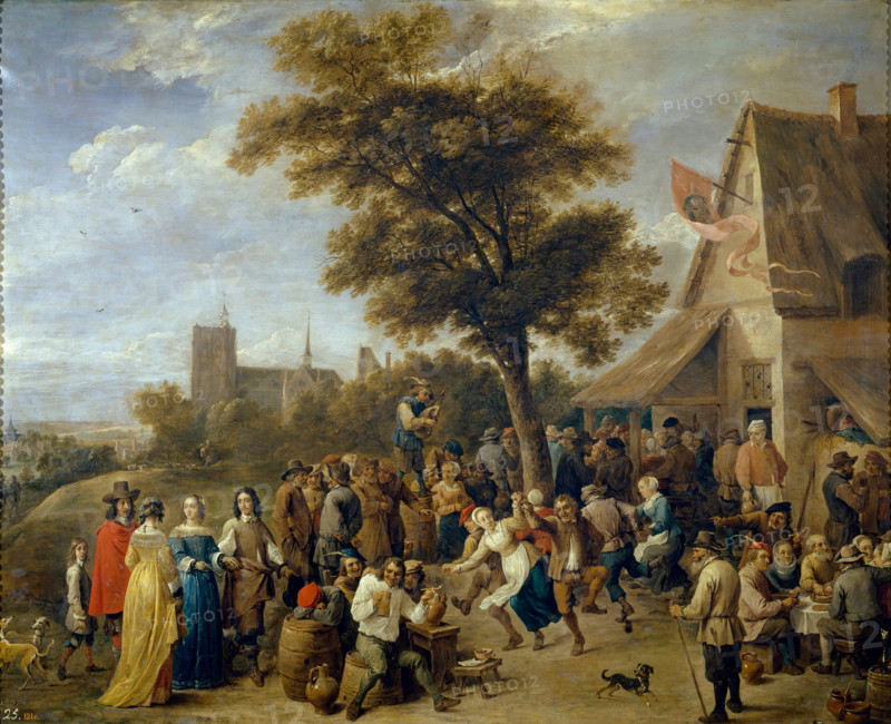 Village Feast, c1650. Creator: David Teniers II.