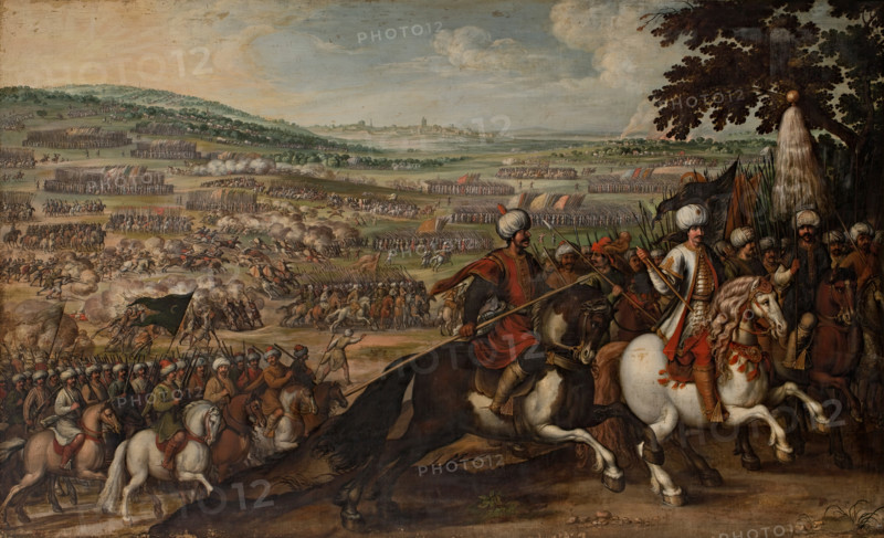 The Turks abandon the vicinity of Vienna, (1532), 1650. Creator: Juan de la Corte.