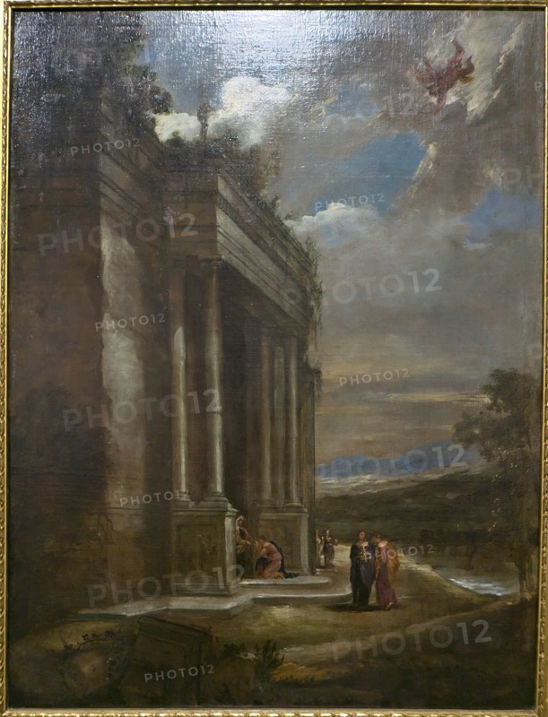 Landscape with Mercury and Herse, 1660. Creator: Juan Bautista Martínez del Mazo.