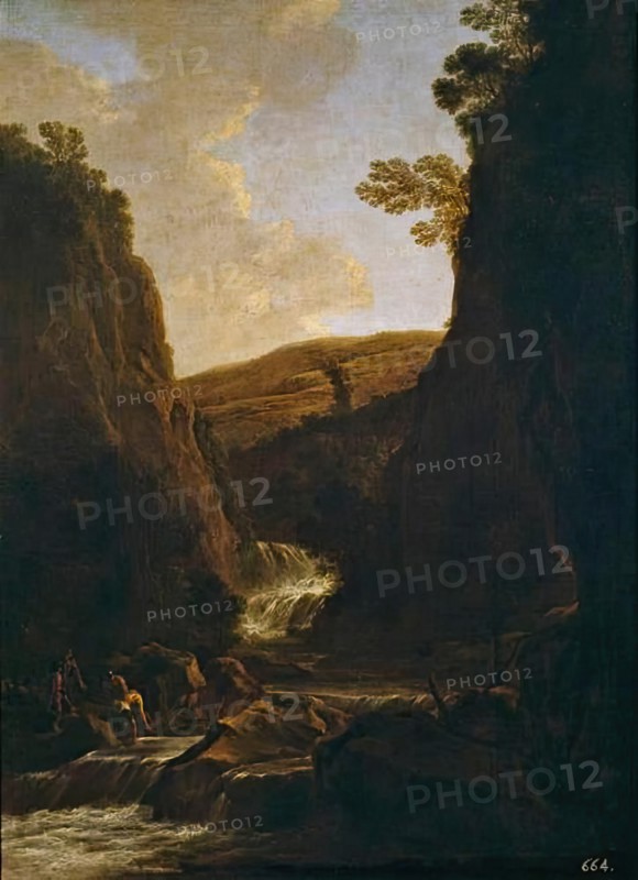 Landscape with Fishermen and Shepherds on a Riverbank, 1640. Creator: Jan Dirksz Both.