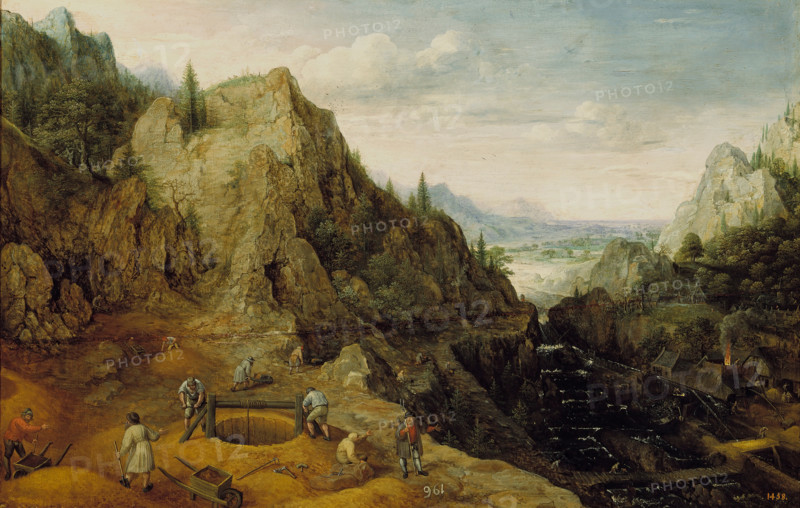 Landscape with Ironworks, 1595. Creator: Lucas van Valckenborch.