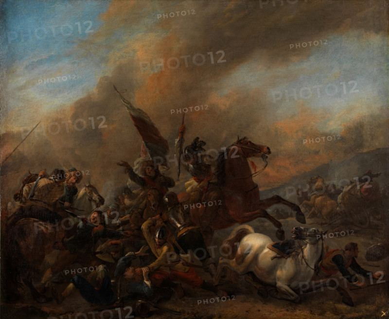 Skirmish among Enemy Troops, between 1648 and 1649. Creator: Philip Wouverman.